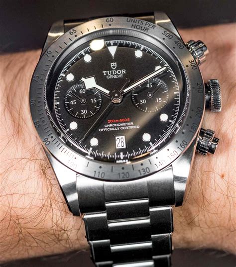 tudor black date chrono|tudor black bay chrono price.